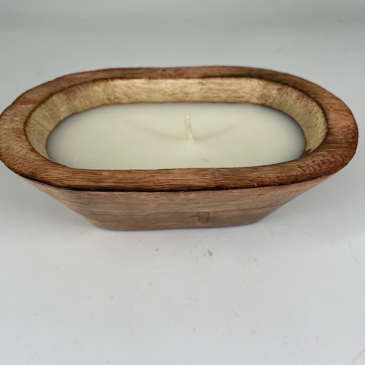 Wood Boat Soy Wax Candle