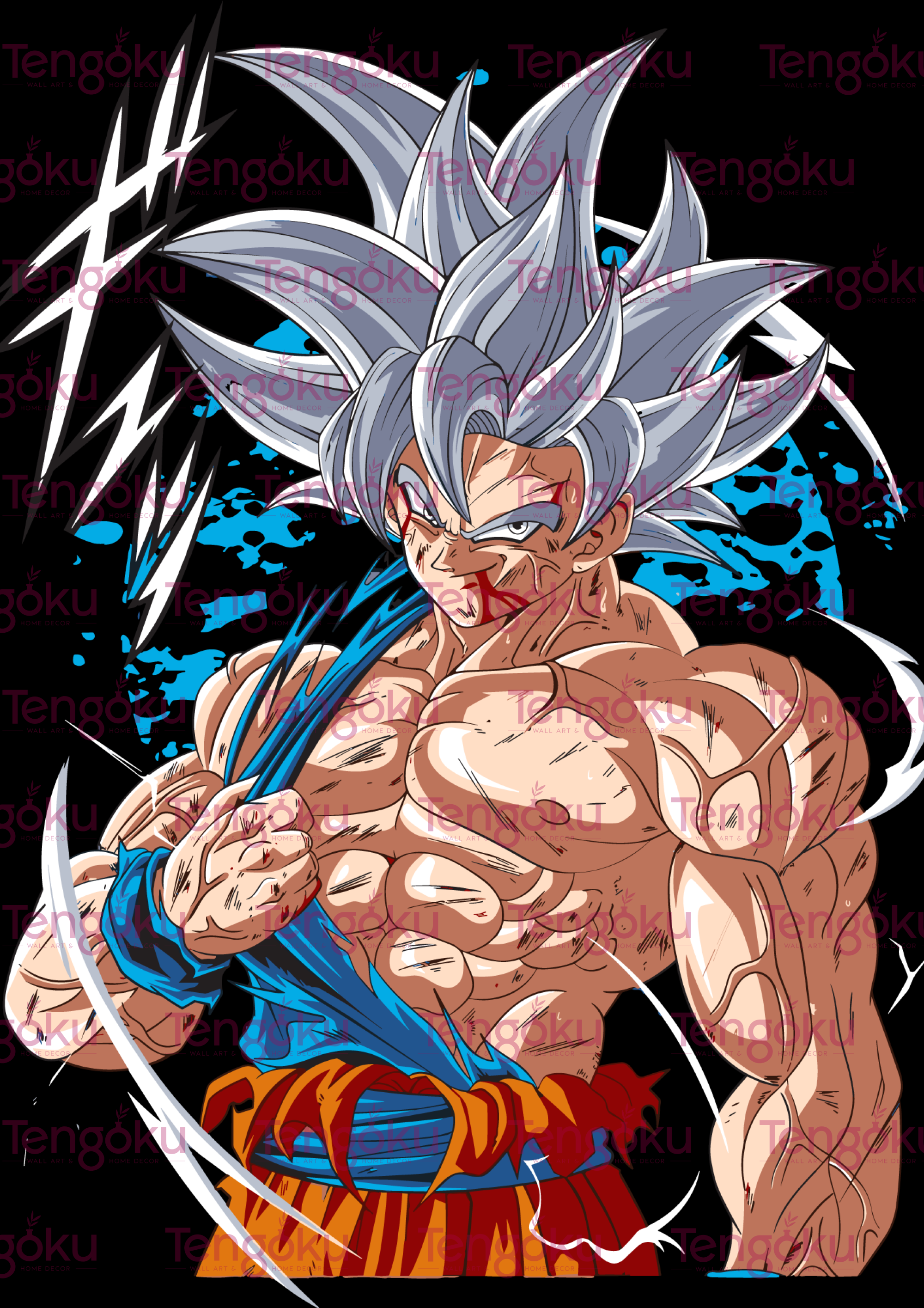 Ultra Instinct Goku | Dragonball Super Poster | Anime Posters | Tengoku