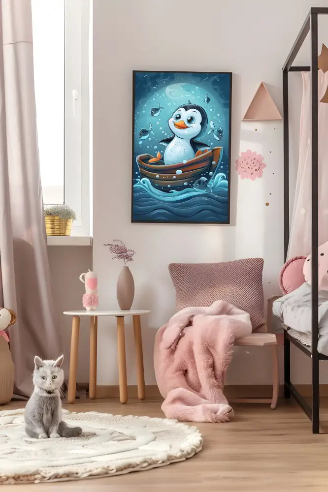 Dreamy Penguin | Poster For Home And Office Decor