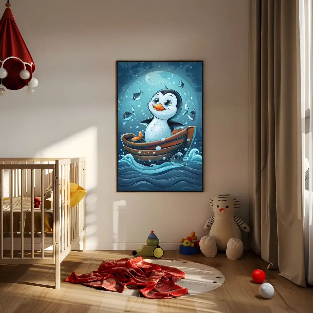 Dreamy Penguin | Poster For Home And Office Decor
