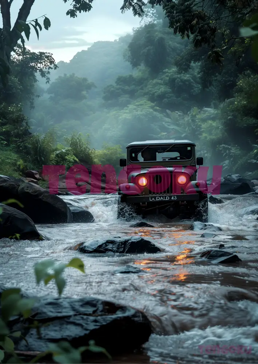 Mahindra Jeep | Poster For Home And Office Decor