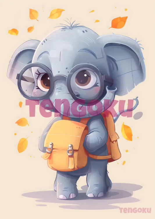 Nerdy Haathi | Poster For Home And Office Decor