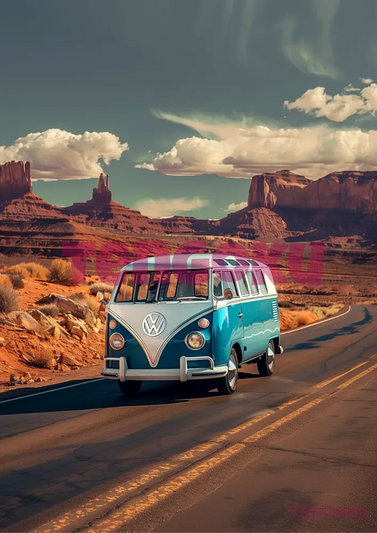 Vw Bus | Poster For Home And Office Decor