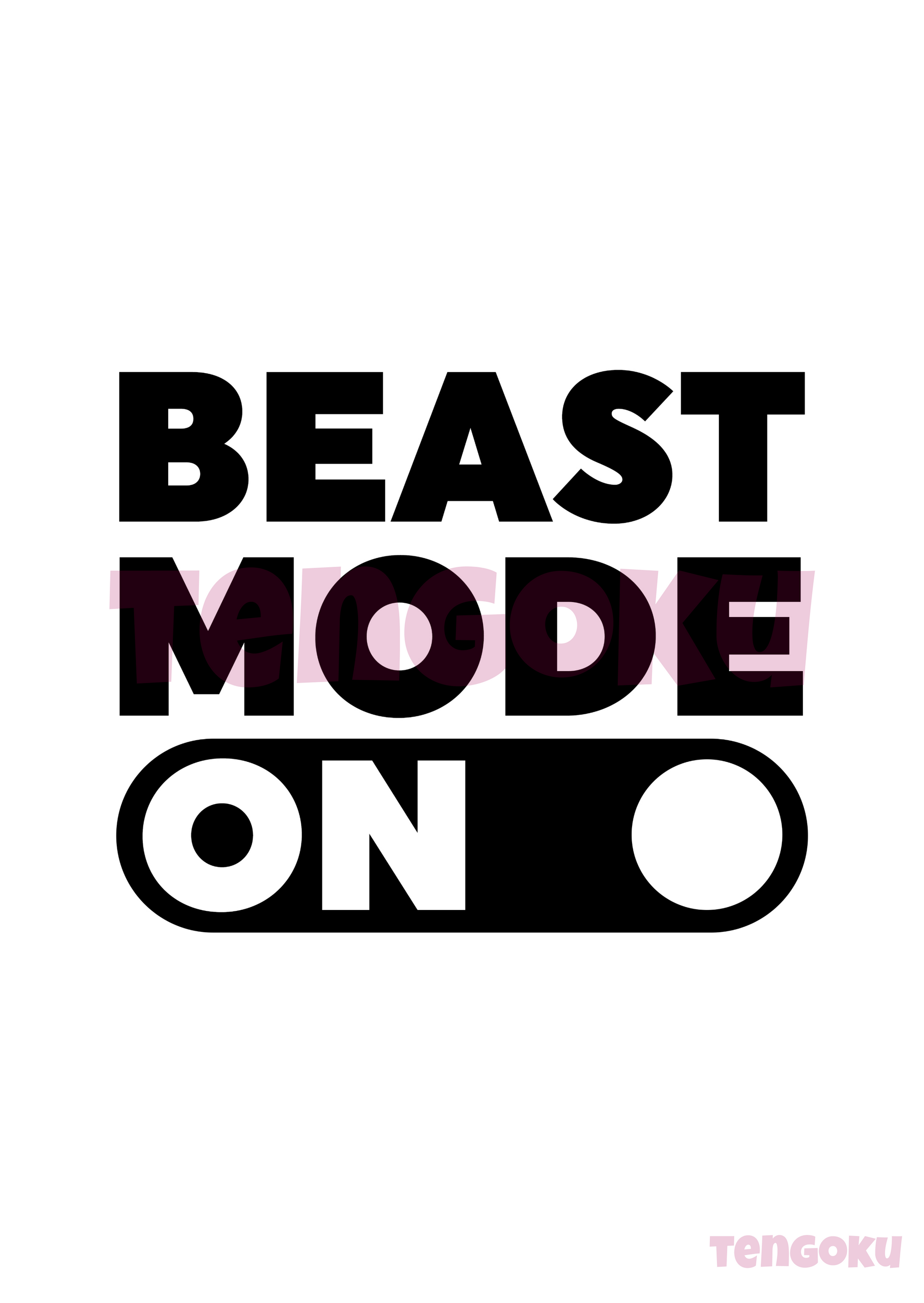 Beast Mode | Poster For Home And Office Decor