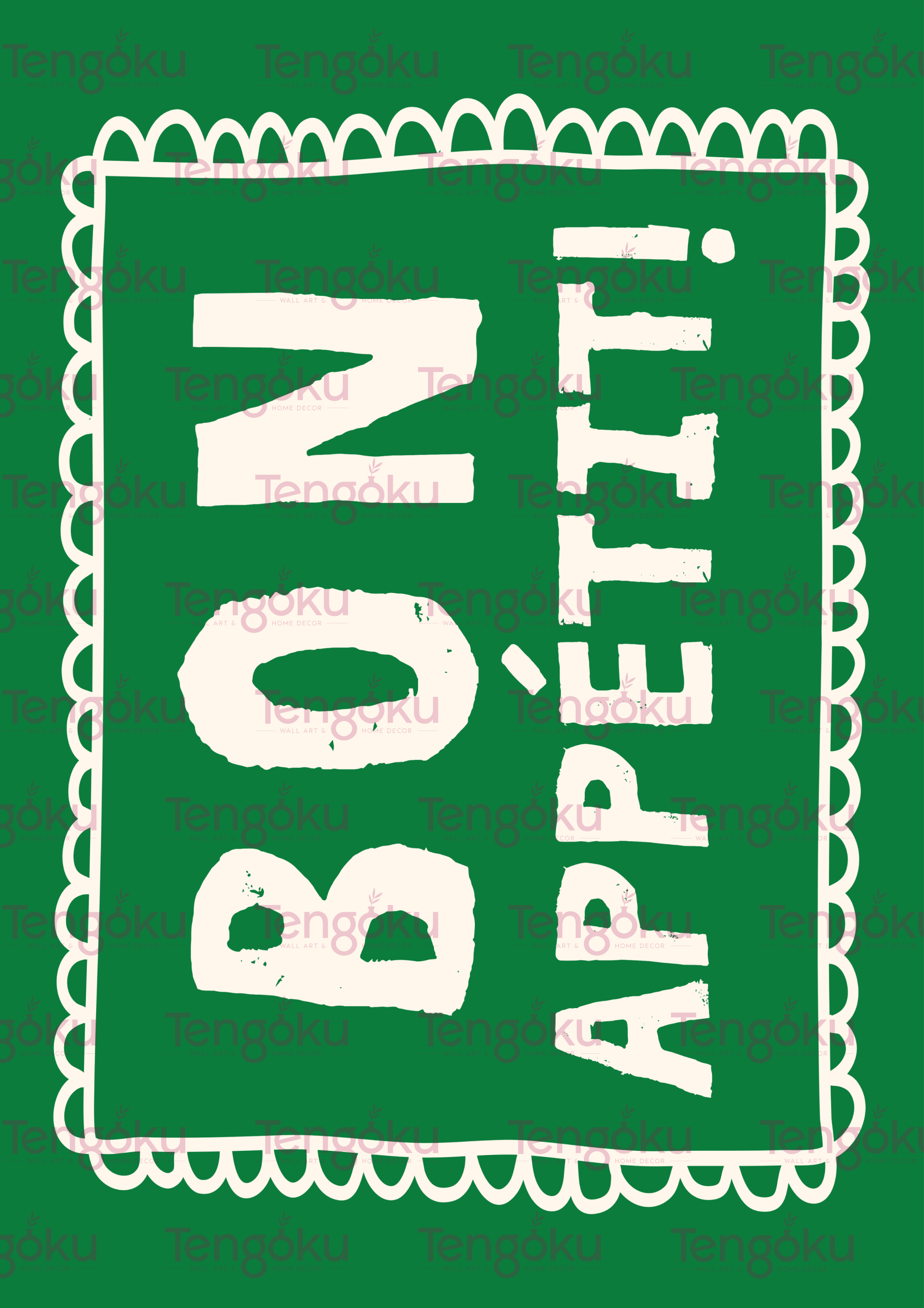 Bon Appetit (Green) | Kitchen Decor Posters | Tengoku