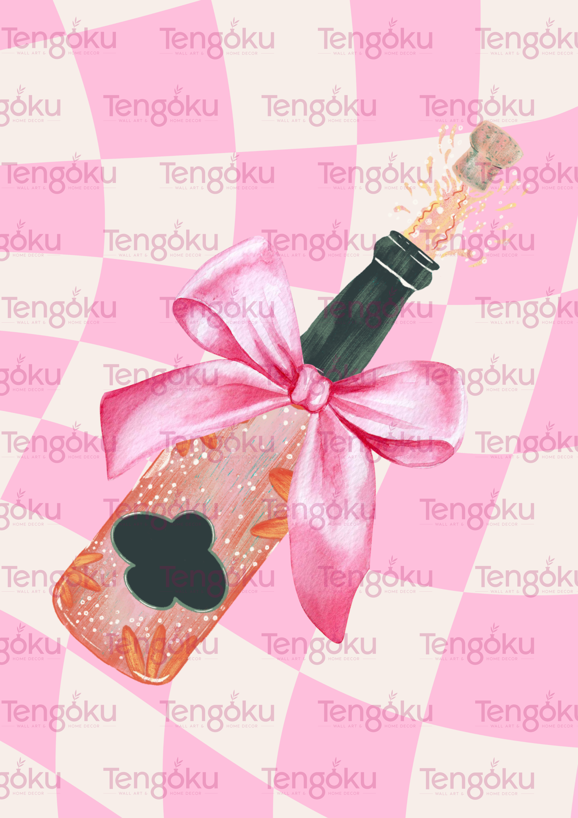 Champagne | Kitchen Decor Posters | Tengoku