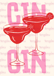 Cin Cin | Kitchen Decor Posters | Tengoku