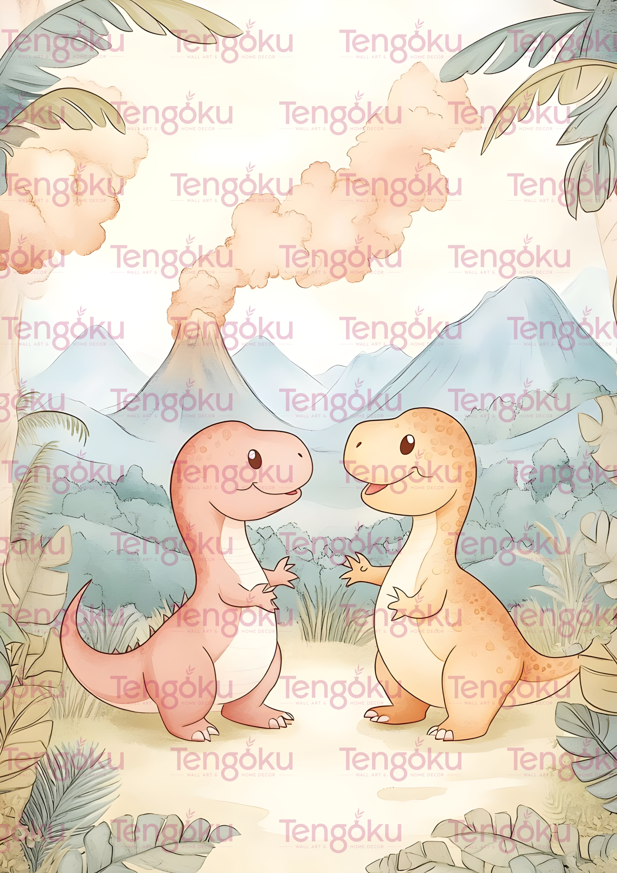 Dinosaurs | Nursery Decor Posters | Tengoku