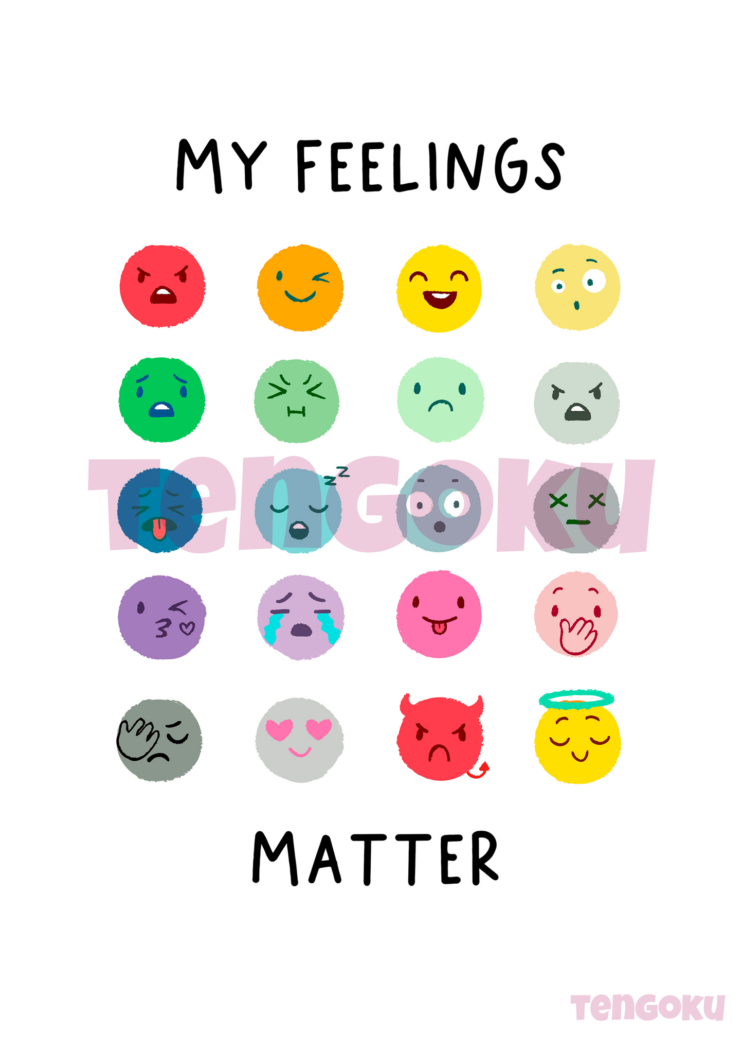 Feelings | Poster For Home And Office Decor