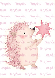 Hedgehog | Nursery Decor Posters | Tengoku