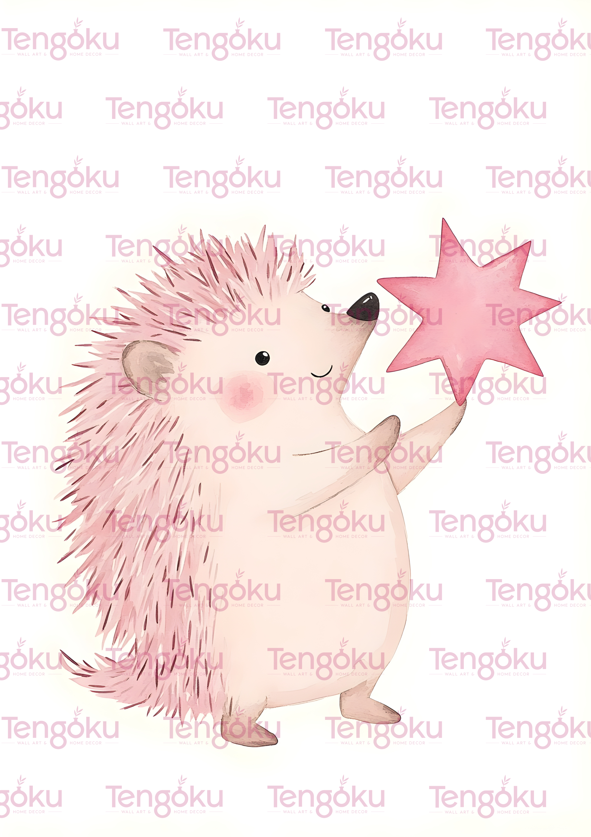 Hedgehog | Nursery Decor Posters | Tengoku