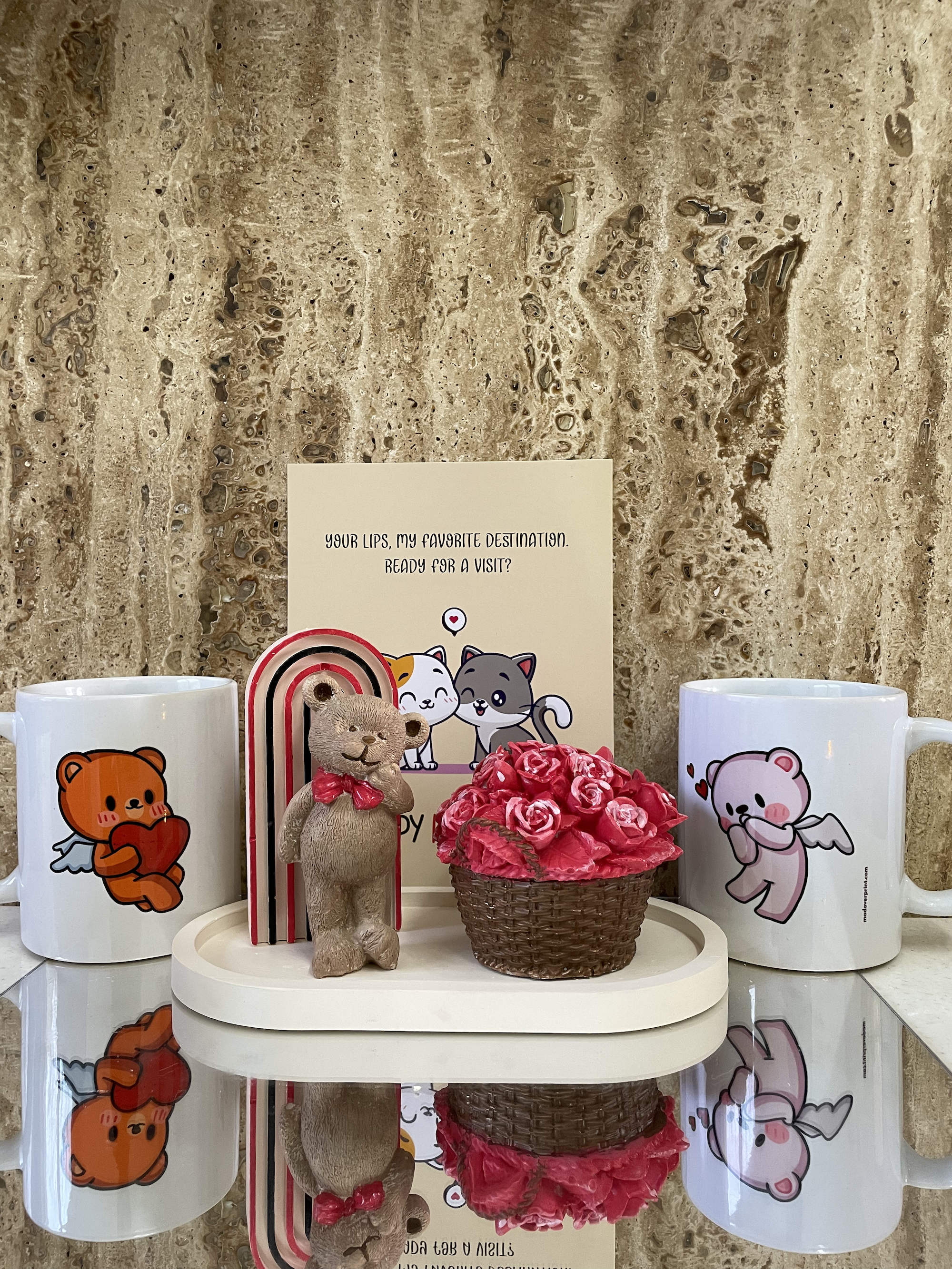 Kiss Day Gift Bundle | Valentine's gifting set | Tengoku | Home and office decor