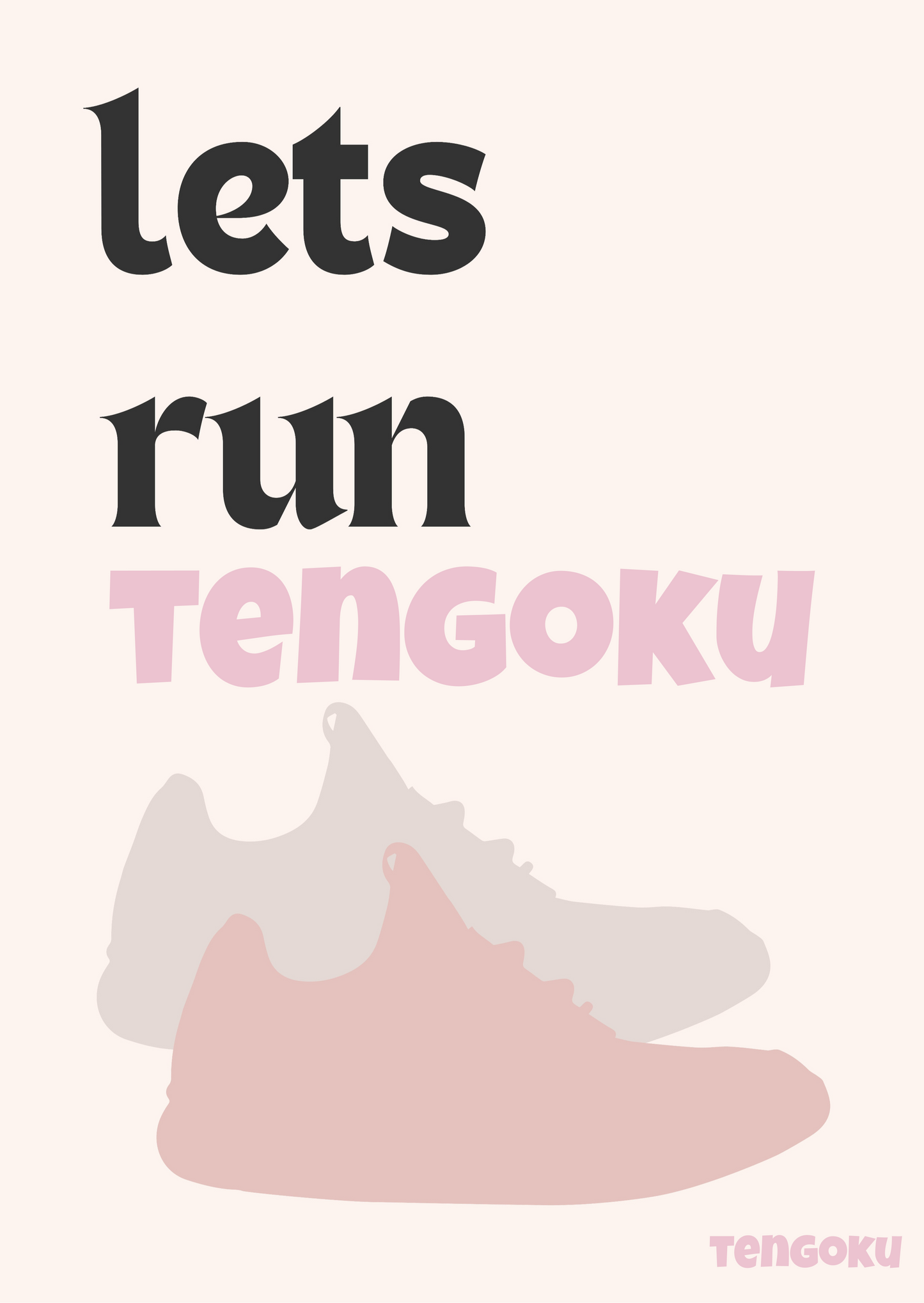 Lets run | Poster For Home And Office Decor