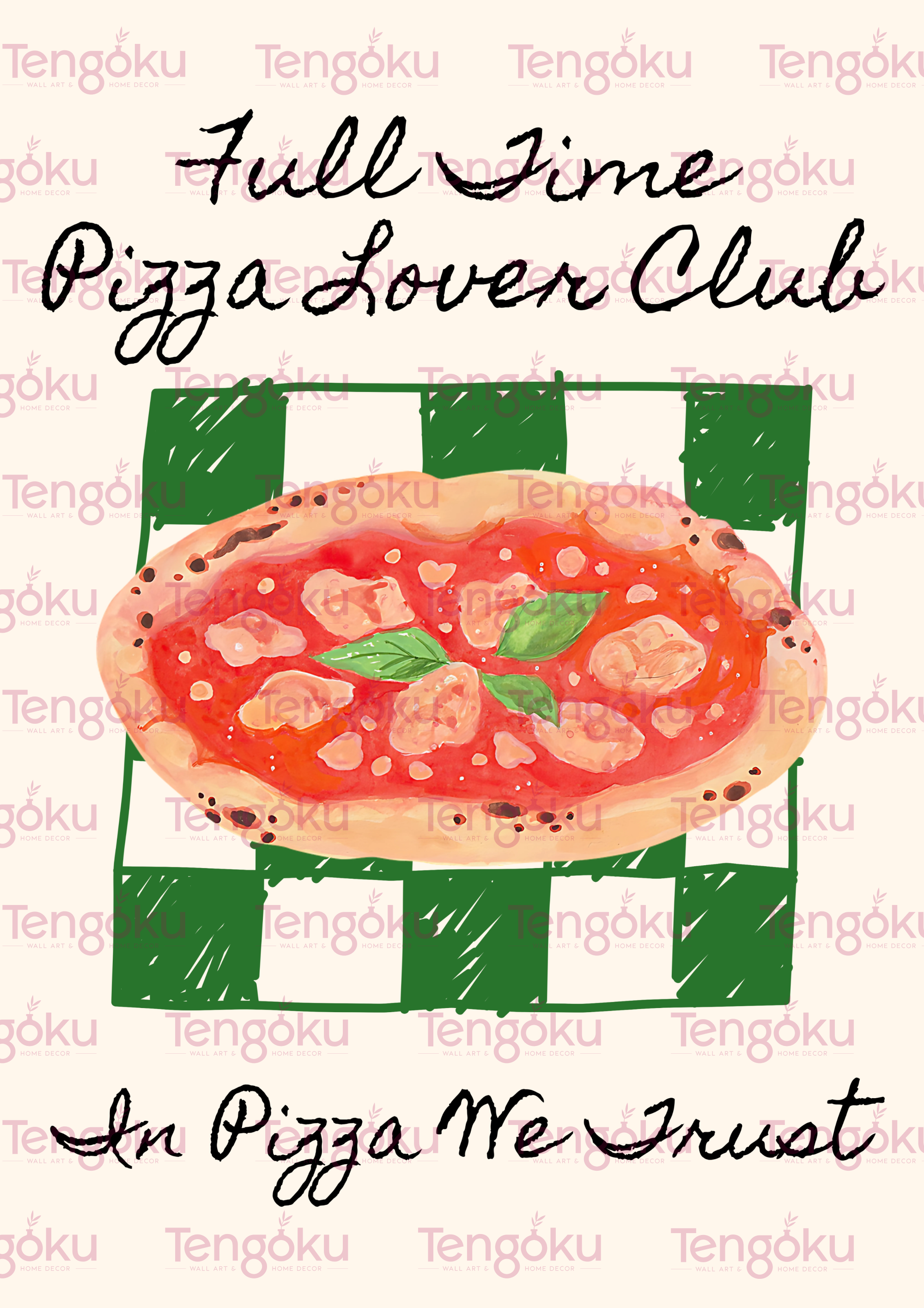 Pizza Lovers | Kitchen Decor Posters | Tengoku