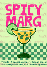Spicy Margarita | Kitchen Decor Posters | Tengoku