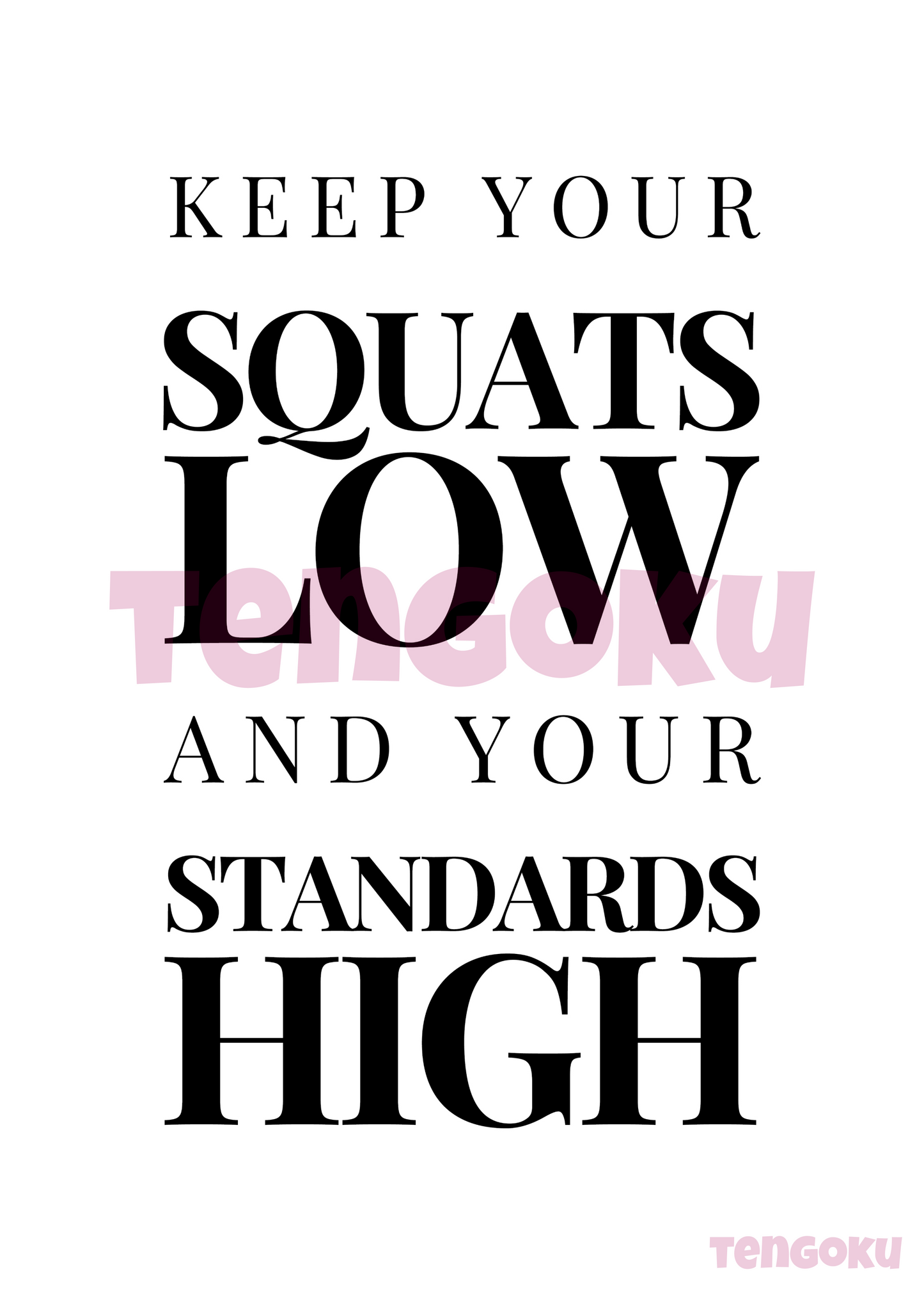 Squats | Poster For Home And Office Decor