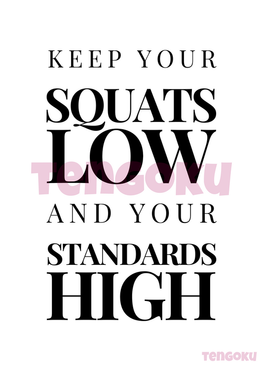 Squats | Poster For Home And Office Decor