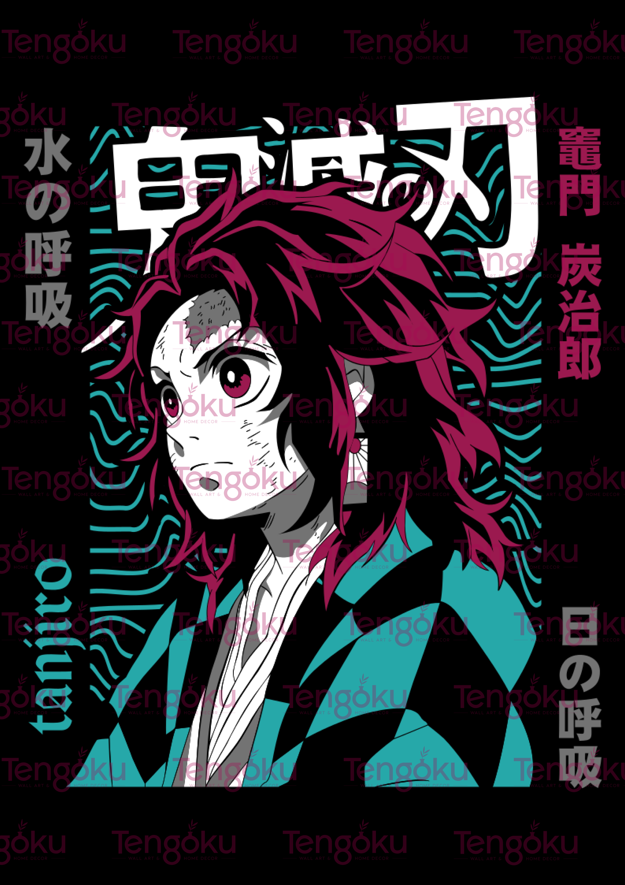 Tanjiro | Demon Slayer Poster | Anime Posters | Tengoku