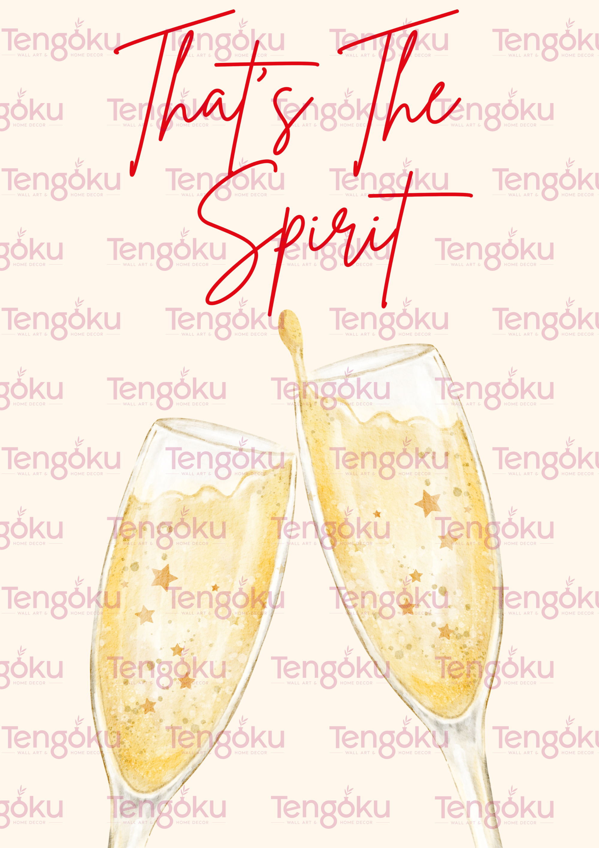 That's the Spirit | Kitchen Decor Posters | Tengoku