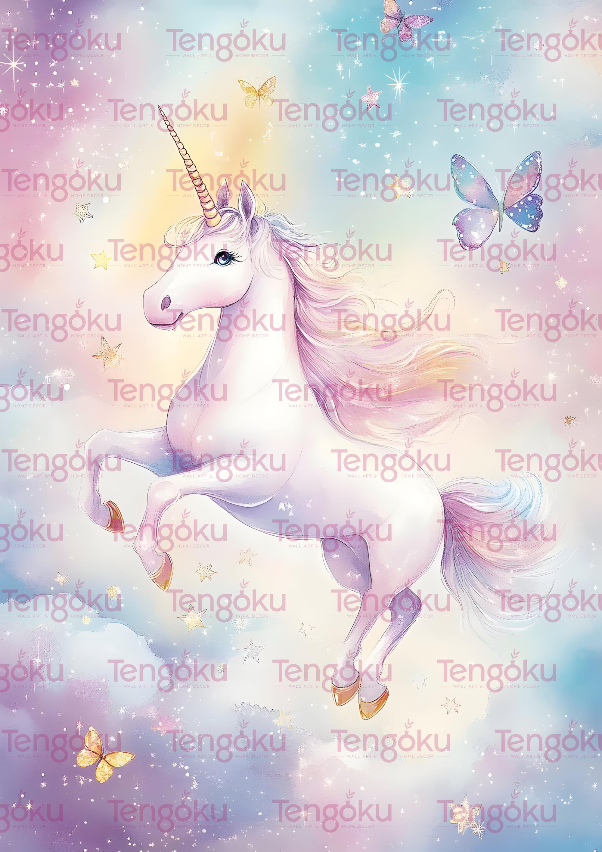 Unicorn | Nursery Decor Posters | Tengoku