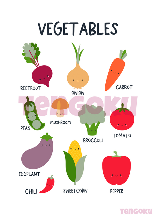 Vegetables | Poster For Home And Office Decor