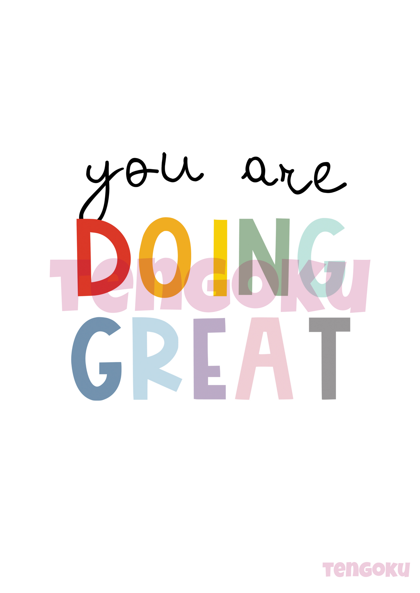 You are doing great | Poster For Home And Office Decor