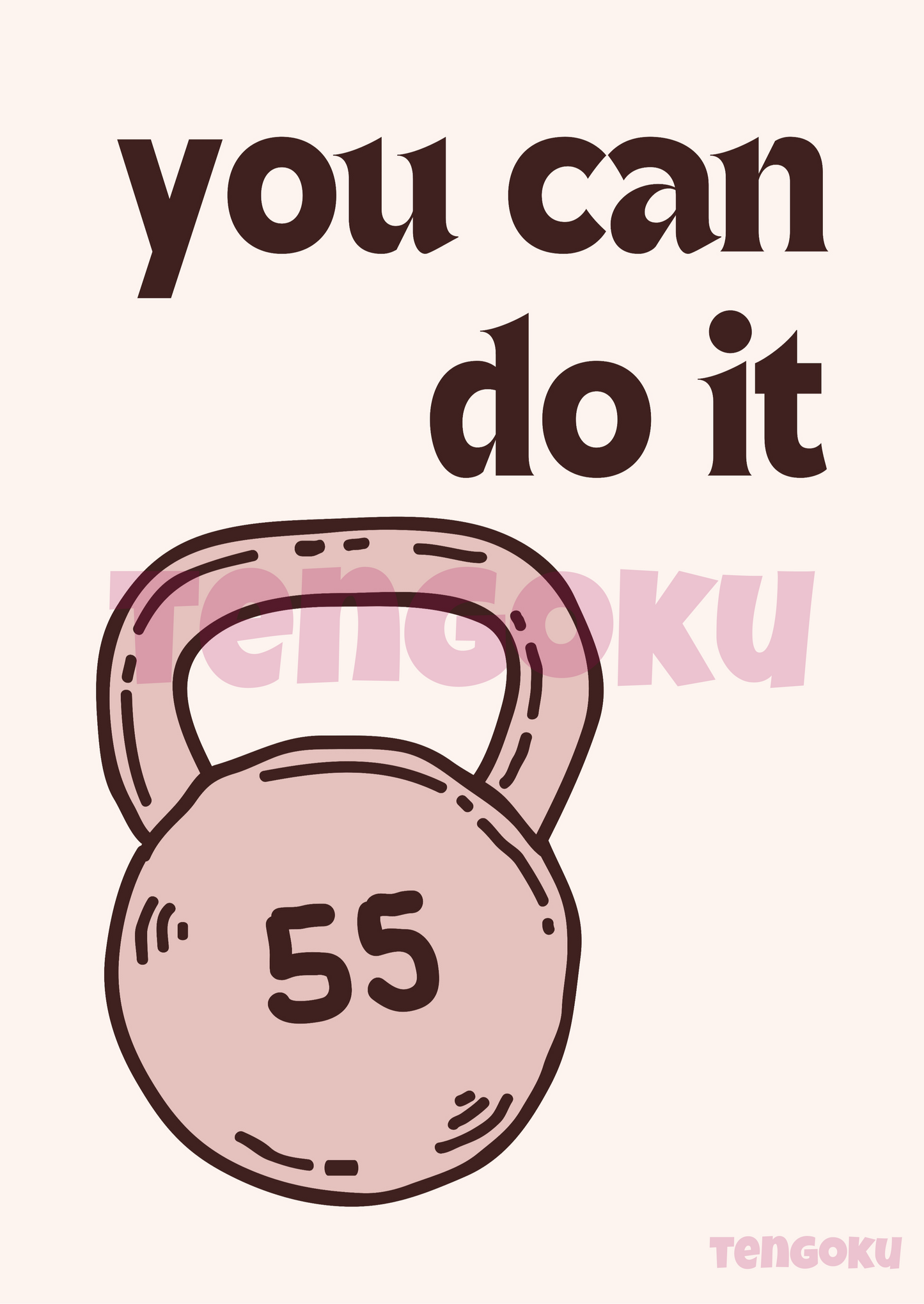 You can do it | Poster For Home And Office Decor