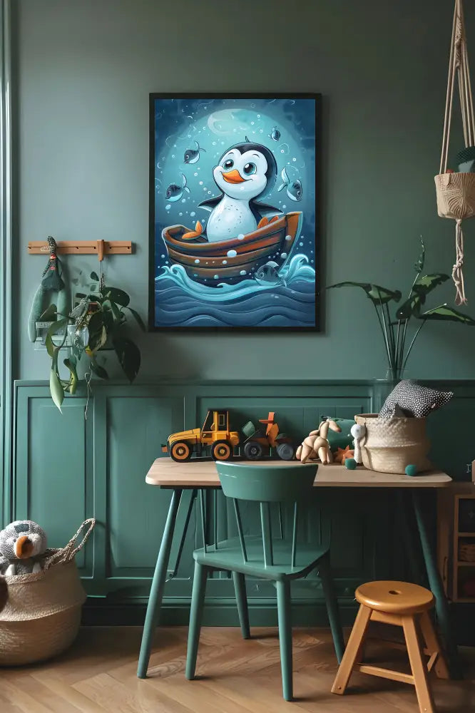 Dreamy Penguin | Poster For Home And Office Decor