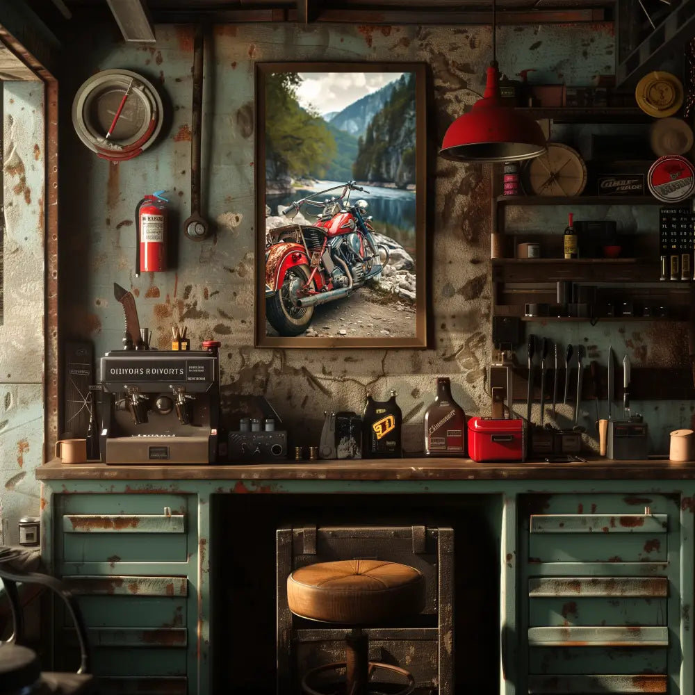 Harley Davidson | Poster For Home And Office Decor