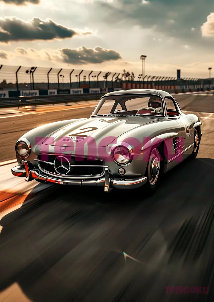 Mercedes Sl 300 Gullwing | Poster For Home And Office Decor