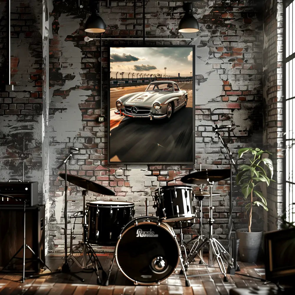 Mercedes Sl 300 Gullwing | Poster For Home And Office Decor