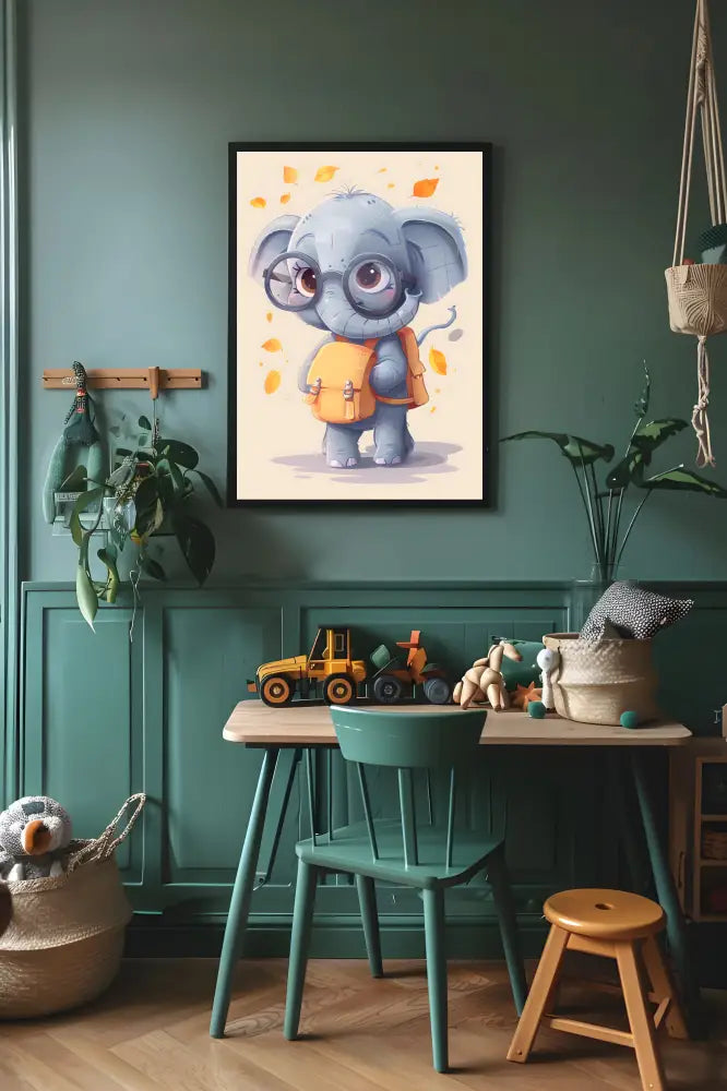 Nerdy Haathi | Poster For Home And Office Decor