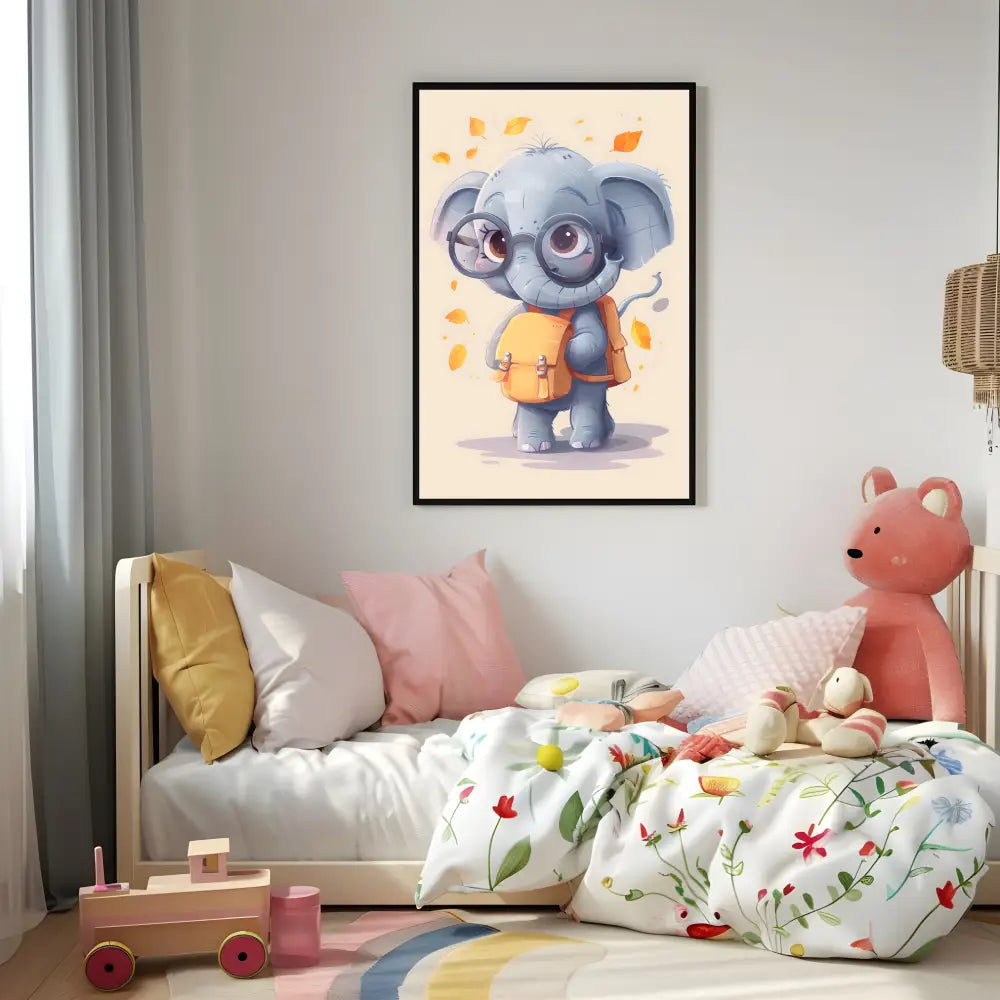 Nerdy Haathi | Poster For Home And Office Decor