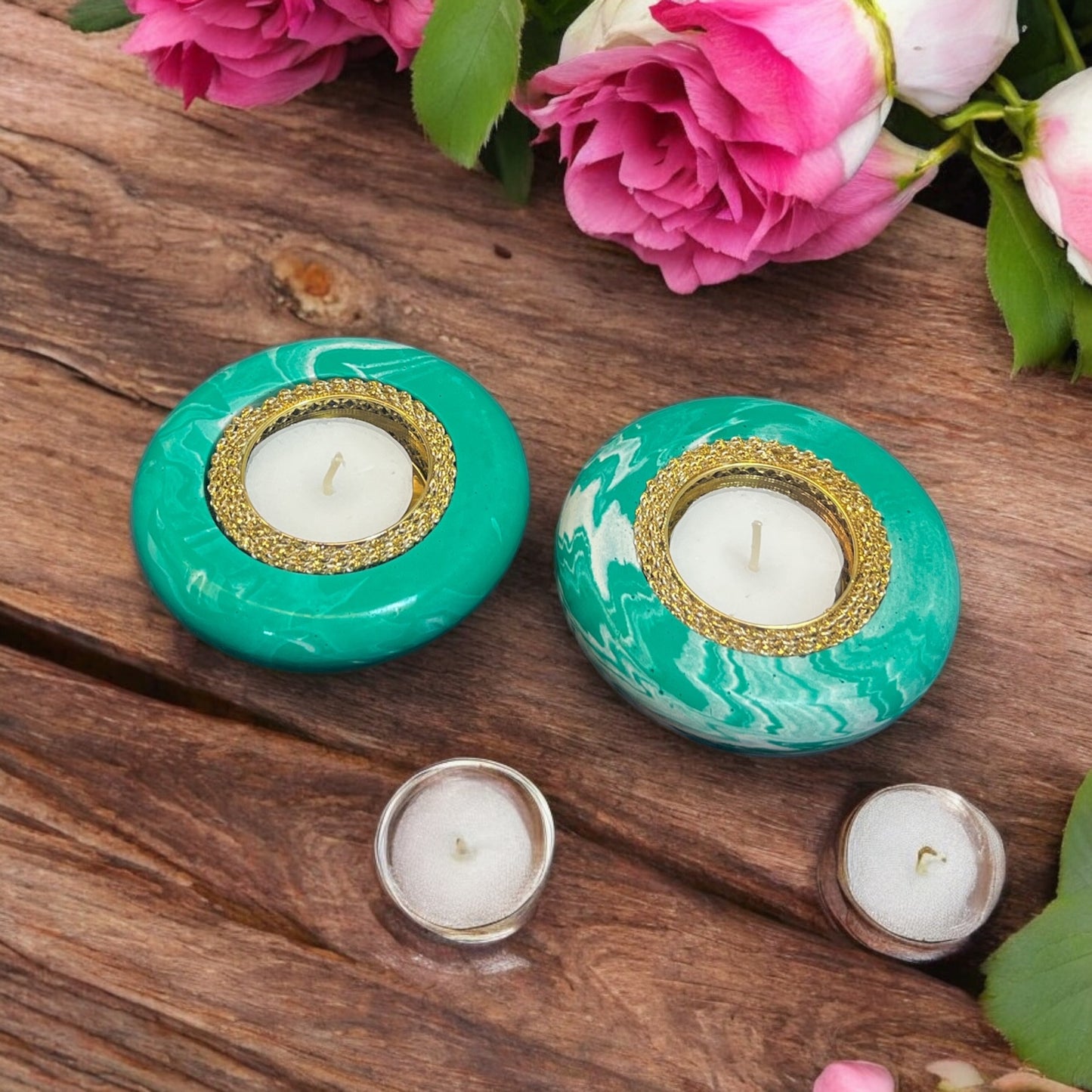 Tea Light holder set of 2 | Handmade gift items