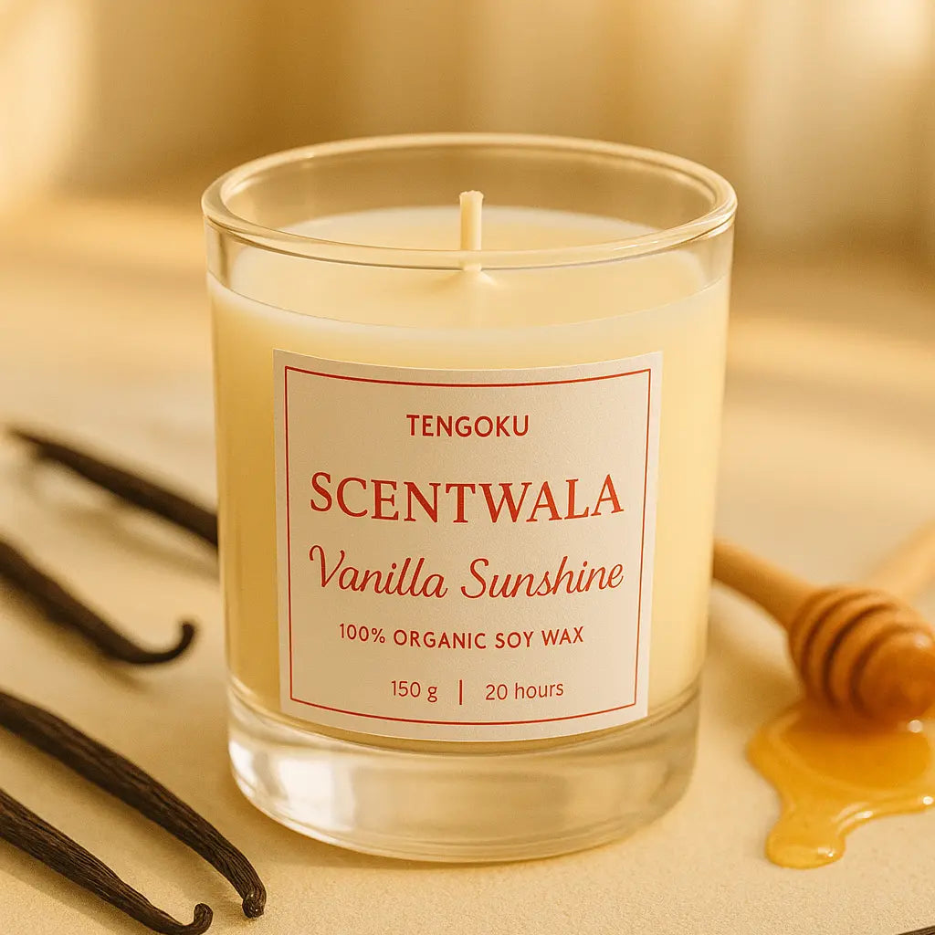 Vanilla Glass Jar Candle