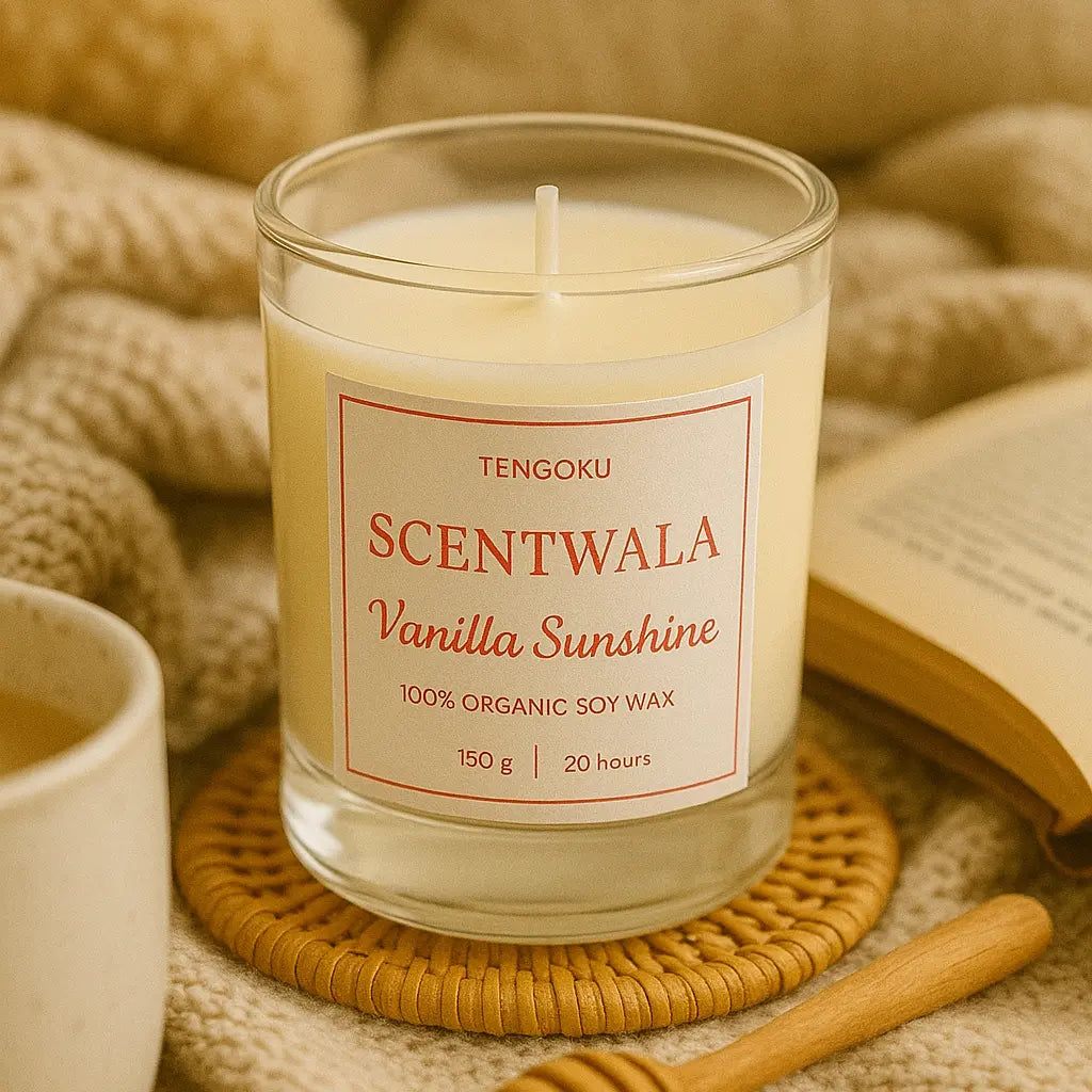 Vanilla Glass Jar Candle