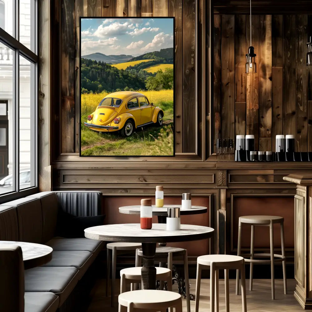 Vw Beetle | Poster For Home And Office Decor